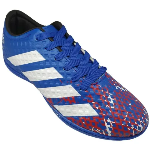 Chuteira Infantil Futsal Tênis Futebol de Salão Runway Azul 2081FAINF
