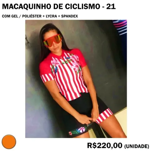Macaquinho de Ciclismo Feminino