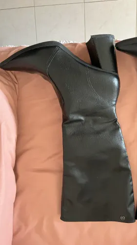 Bota de couro Dakota cano alto