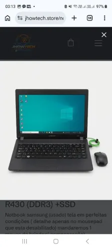Notbook samsung np 430
