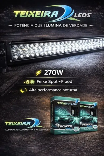 Barras de led modelos e valores variados