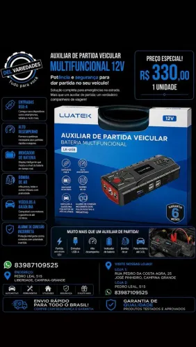 Auxiliar de partidas Dell variedades campina grande