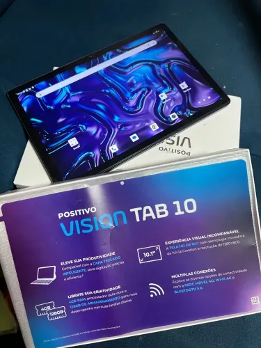 Tablet positivo vision tab 10, 128GB pega chip