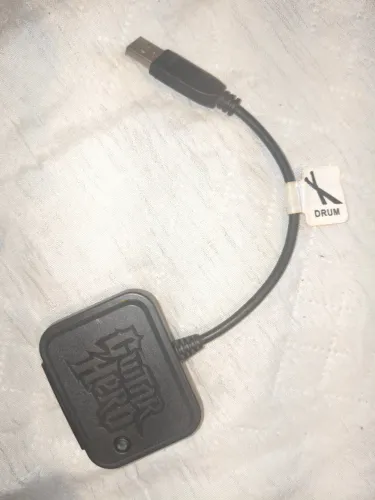 Dongle da Bateria Guitar Hero World Tour PS3 Redoctane Drum - Receptor USB Testado