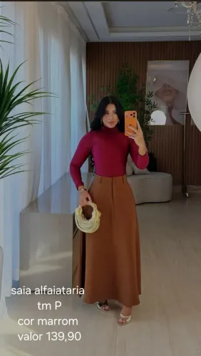 Saia Alfaiataria em linho 