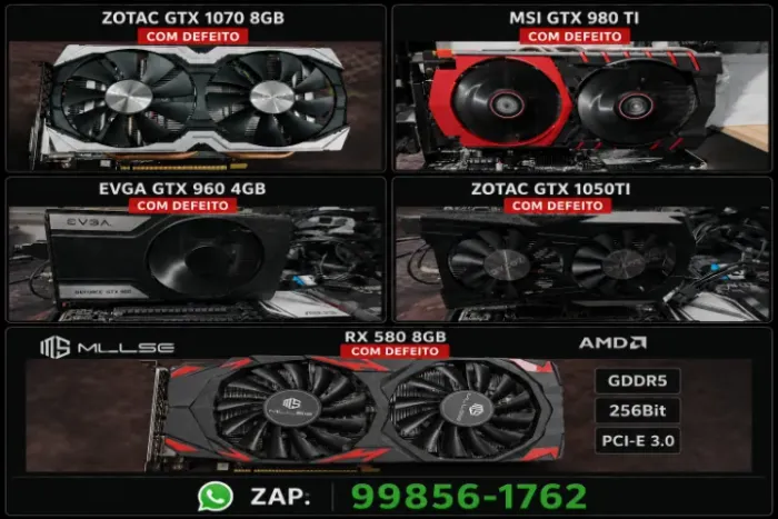 Placas de vídeo com defeito (LEIA)