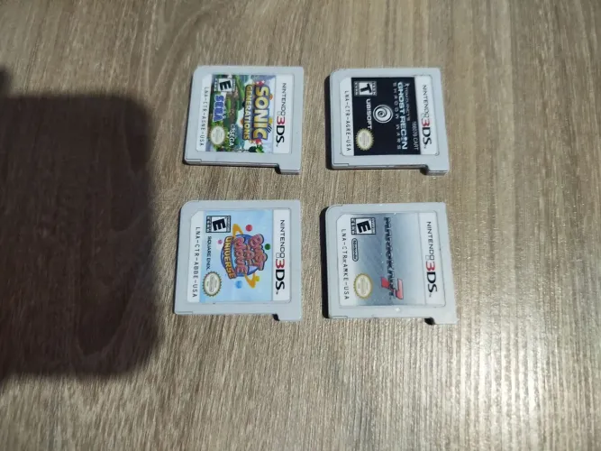 LOTE 4 JOGOS JOGOS DE NINTENDO 3DS