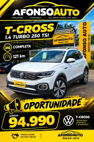 Volkswagen T-Cross Highline 1.4 TSI Flex 16V 5P AUT 2020