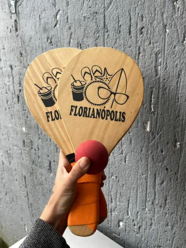 Kit frescobol Completo Novo