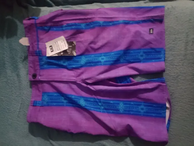 Short Boardshort Oakley Original Roxo e Azul - Tam 40