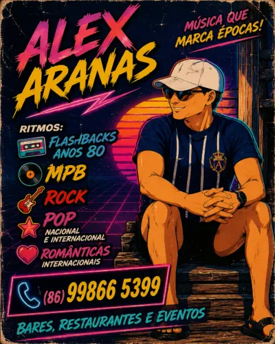 Música ao vivo para animar sua festa. O melhor dos anos 80's.