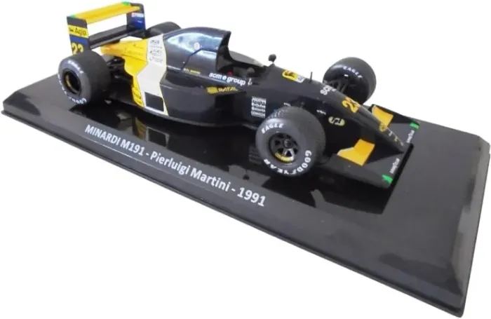 Miniatura F1 1/24 Minardi M191 1991 - Pierluigi Martini - Nova / Lacrada