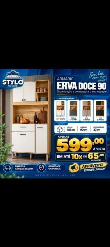 ARMÁRIO DE COZINHA EM MDF