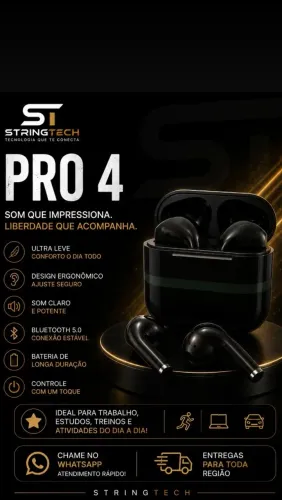 Fone de ouvido Tws pro4 