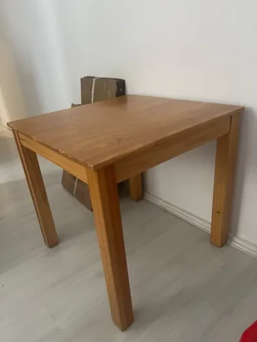 MESA MADEIRA TOK & STOK 80CM X 80CM