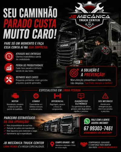 Prestação de Manutenção Mecânica Linha Pesada Especializada Diesel