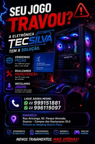 Conserto de pc e notebooks