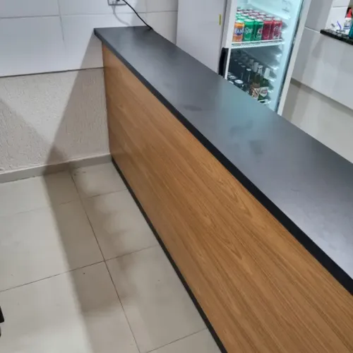 Balcão de Loja 1,80m MDF 18mm Reforçado - Atendimento Caixa Comercial Profissional