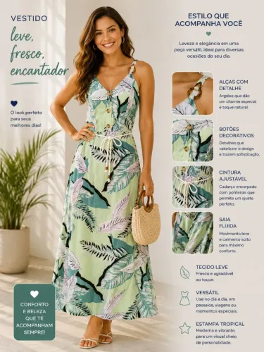 Vestido Alcinha com cordas