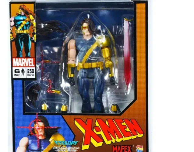 Figura de ação Mafex No.250 Cyclops (Age of Apocalypse Ver.) X-Men