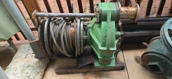 Guincho Guincho mecânico industrial pesado, com redutor e tambor 