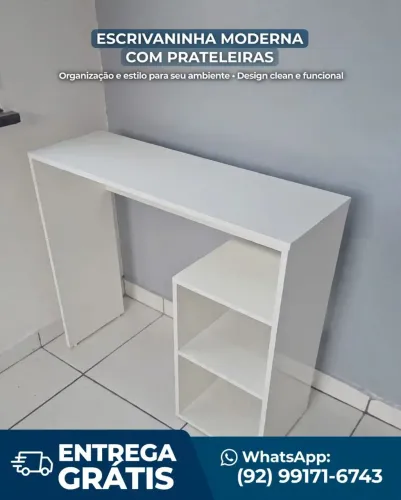 Escrivaninha, mesas para estudo Pc gamer escritório quarto notebook