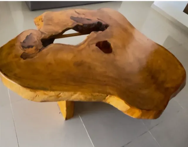 MESA DE CENTRO RÚSTICA