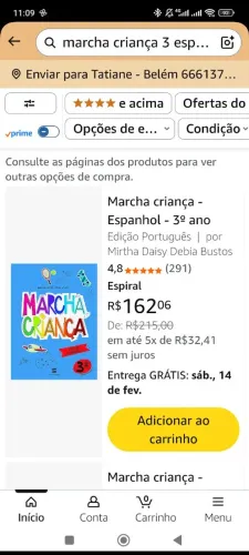 Livro espanhol marcha criança 3 ano