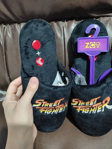 Pantufa infantil street fighter zonacriativa