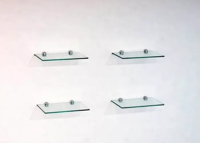 Prateleiras de vidro