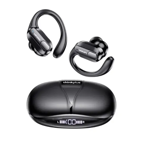 Fone de Ouvido Bluetooth Lenovo Thinkplus XT80 TWS 5.3 - Graves 9D, Som HiFi, Bateria 32h,
