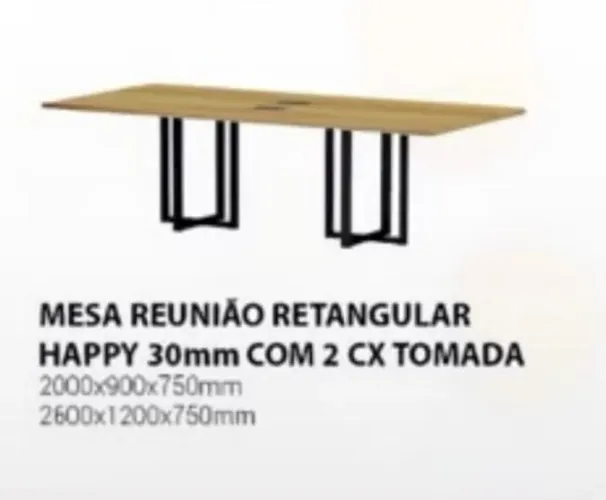 Mesa de reunião industrial