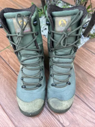 Coturnos Airstep verde e camuflado 