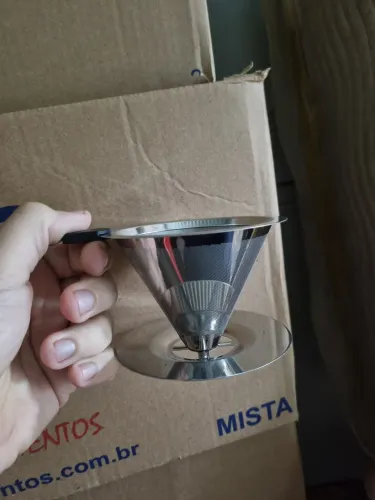 Coador de café inox não n°101 precisa de papel