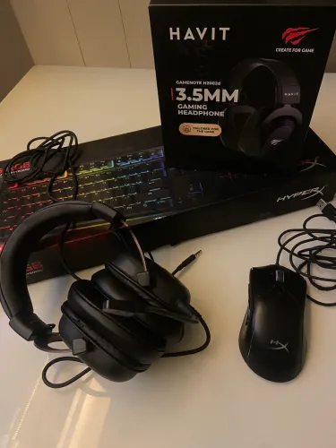 Kit Perifericos Gamer Teclado, Mouse HyperX e Headset Havit