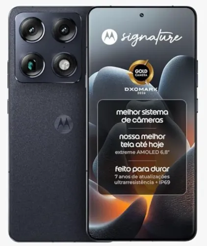 CELULAR PREMIUM MOTOROLA SIGNATURE 512GB - NOVO 
