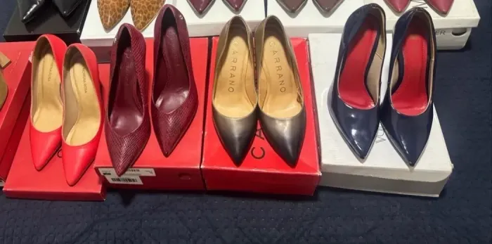 3 pares de sapato Capodarte Morena Rosa