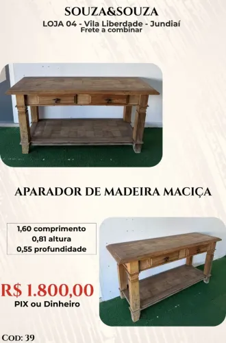 Aparador de Madeira Macica