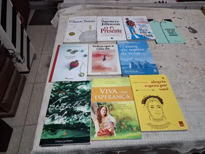 Livros auto ajuda e outros 10 unidades