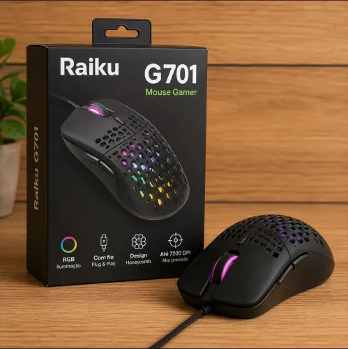 Mouse Gamer Raiku G701 RGB