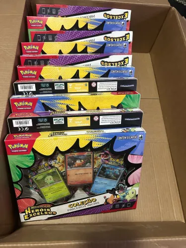 Kit 10 boxes Heróis excelsos parceiros iniciais