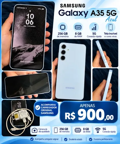 Samsung Galaxa A35 Azul 256GB 8GB RAM