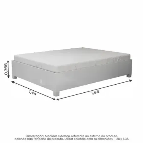 Cama casal + colchão