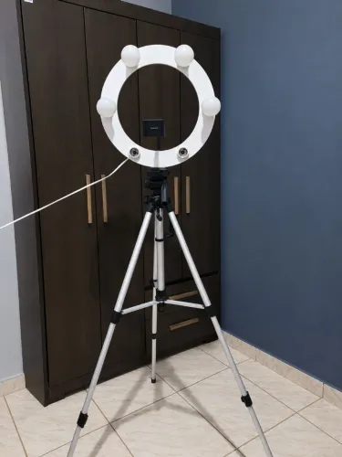Ring light de MDF profissional 