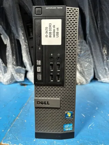 PC Compacto Dell OptiPlex 7010 i5-3470 8GB RAM - Pronto para Uso!