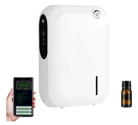 Aromatizador difusor elétrico para óleos essenciais bluetooth
