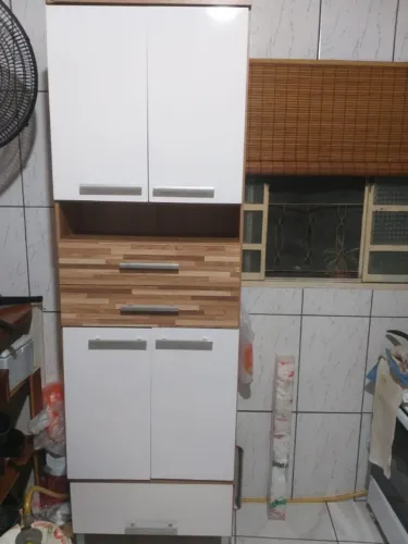 Jogo de móveis para cozinha com 3 peças 