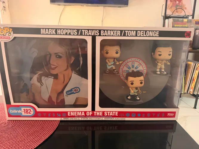 Funko pop blink 182 álbuns