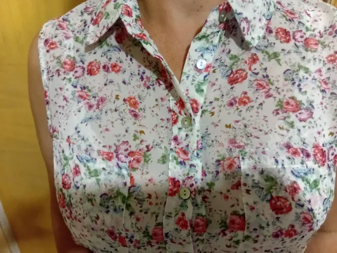 Lindíssima Blusa de Cambraia