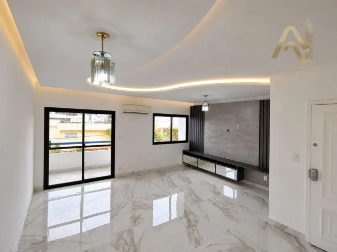 Apartamento climatizado e mobiliado com 4 quartos - Cond. Granville, N. Sra. das Graças